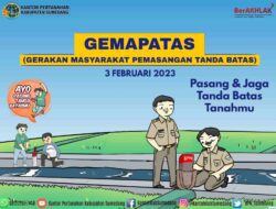 Serentak se-Indonesia, BPN Ajak Warga Penerima Program PTSL di Sumedang Segera Pasang Tanda Batas Tanah