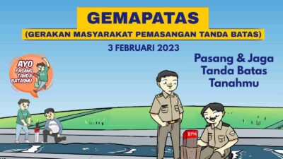 Serentak se-Indonesia, BPN Ajak Warga Penerima Program PTSL di Sumedang Segera Pasang Tanda Batas Tanah