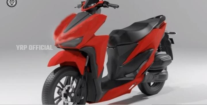 Gambar 3D Motor Honda