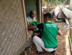 Tinggal Sebatang Kara di Saung, Kakek di Sumedang Ini Terima Bantuan dari Baznas