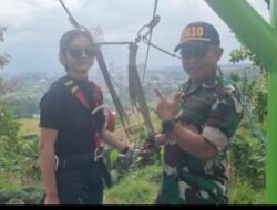 Nikmati Wisata Menantang Flying Fox Teras Gunung Geulis, Pertama dan Satu-satunya di Jatinangor Sumedang