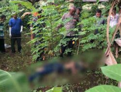 Mayat Pria Tanpa Identitas Ditemukan di Kebun Singkong Milik Warga Ujungjaya Sumedang