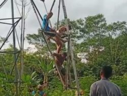 Pria di Pamulihan Sumedang Nekat Naik Tower Sutet Hendak Akhiri Hidupnya, Ini Pemicunya