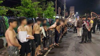 Puluhan Remaja dan Sejumlah Motor Bodong Diamankan Polres Sumedang