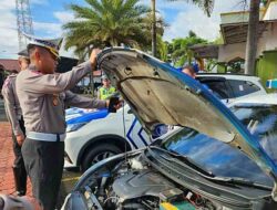 Sambut Operasi Ketupat 2023, Polresta Bandung Cek Kondisi Kendaraan Dinas