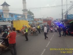 Antisipasi Kemacetan dan Gangguan Kamtibmas, Polsek Tanjungsari Sumedang Patroli Ngabuburit