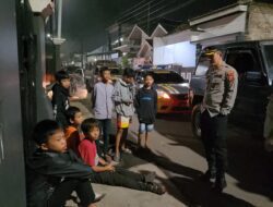 Pimpin Langsung Patroli Gabungan, Kapolres Sumedang Bubarkan Remaja yang Nongkrong di Malam Hari