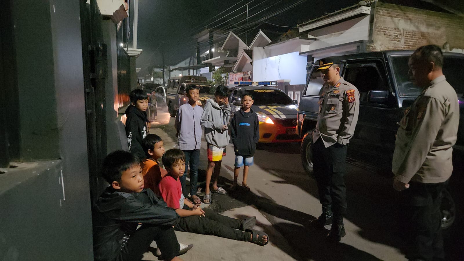 Patroli gabungan Polres Sumedang