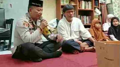 H-3 Jelang Lebaran 2023, Polisi Bagikan Sembako untuk Anak Yatim di Baleendah