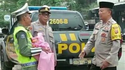 27 Tahun Atur Lalu Lintas di Baleendah, Yayan Diapresiasi Kapolsek