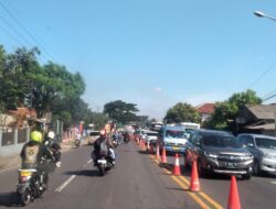 H+3 Lebaran, Arus Lalin di Jalan Raya Nagreg Bandung Ramai Lancar, Arah Garut Macet