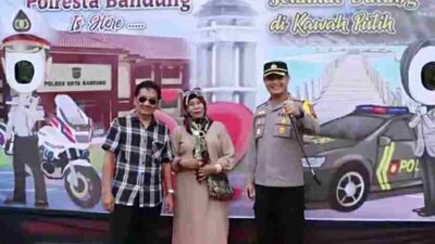 Hibur Wisatawan, Polresta Bandung Hadirkan Photo Both dan Kendaraan Dinas