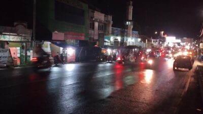 Arus Balik Lebaran di Jalan Raya Tanjungsari-Sumedang Landai