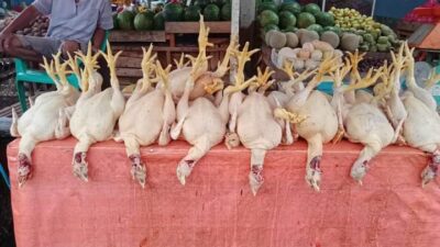 Sempat Naik Tajam, Harga Daging Ayam di Pasar Parakanmuncang Sumedang Kembali Normal