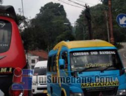 Awas Terjebak Macet, Ada Pengaspalan Jalan di Cadas Pangeran Sumedang