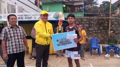 Akur Hadiri Turnamen Bola Volly antar Ivo se-Desa Sindulang Sumedang