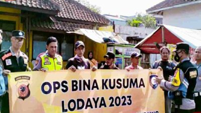 Operasi Bina Kusuma 2023, Polisi Sisir Area Publik di Cicalengka