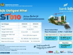 bank bjb Ikut Tawarkan ST010, Ada Cashback Menarik bagi Investor