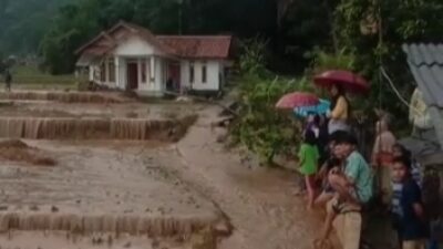 Sungai Cihonje Kembali Meluap, BPBD Sumedang Pastikan Tak Ada Korban Jiwa