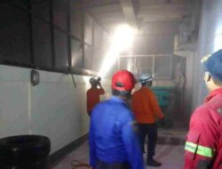 Panel Listrik Korslet Picu Kebakaran di Gedung BPJS Kesehatan Sumedang