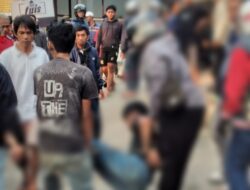 Pemuda Bertato Babak Belur Dihakimi Masa, Kepergok Usai Jambret di Tanjungsari Sumedang