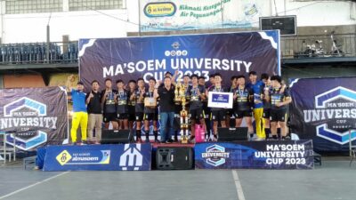 Tim Mini Soccer SMA Al Ma’soem Juara 1 Dalam Ajang Ma’soem University Cup 2023