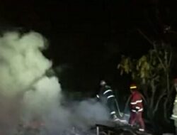 Rumah Panggung Ludes Terbakar Hingga Rata dengan Tanah di Soreang