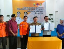 Waspada Karhutla, BPBD Sumedang Kukuhkan Relawan Destana di Desa Padasari