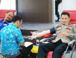Jaga Stok Darah PMI, Ratusan Personel Polresta Bandung Jalani Donor Darah
