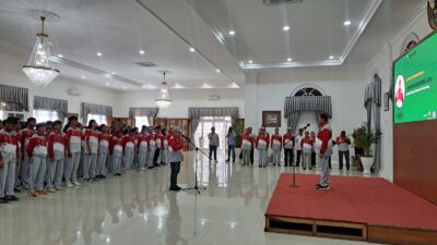 Ratusan Atlet Sumedang untuk Popda XIII Jabar Tahun 2023 Resmi Dilepas