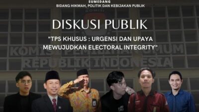 IMM Sumedang Gelar Diskusi Publik Bertajuk “TPS Khusus: Urgensi dan Upaya Mewujudkan Electoral Integrity?”