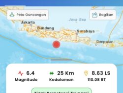 Gempa M 6,6 Guncang Bantul, Getarannya Terasa Hingga ke Sumedang