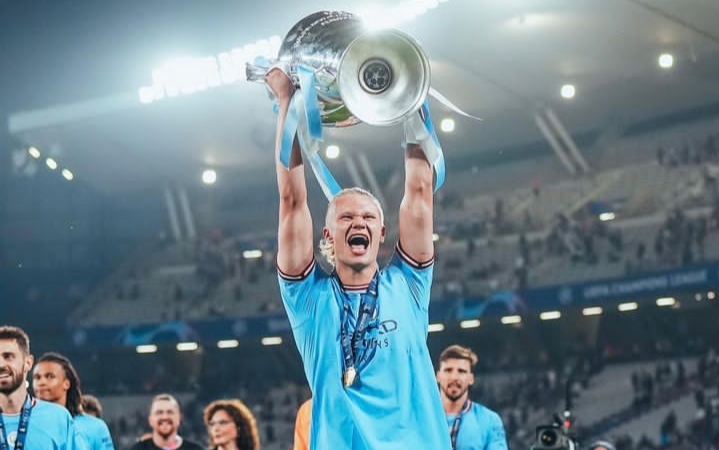Haaland Pemain Terbaik Eropa