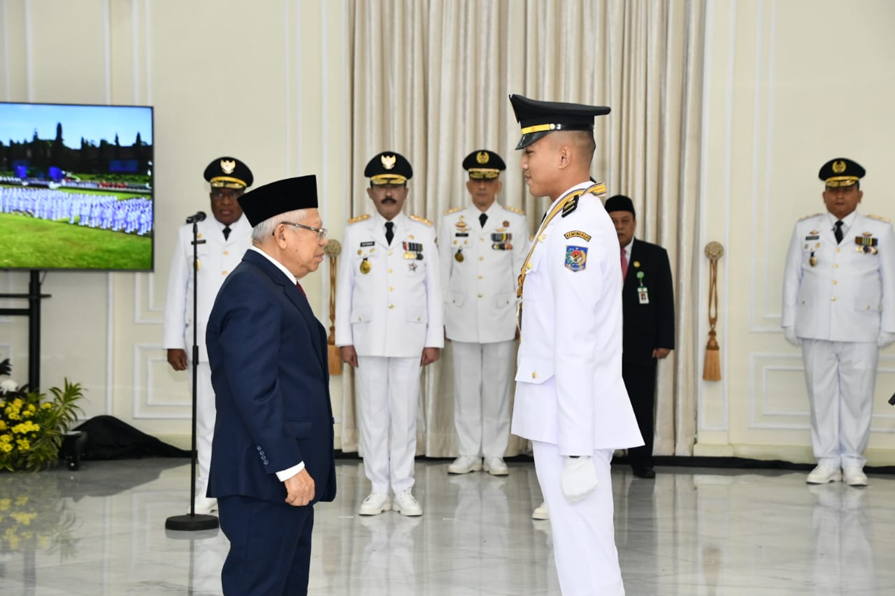 Wapres RI Lantik Praja IPDN