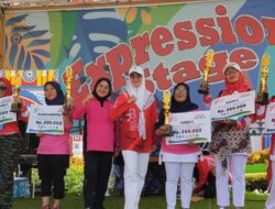 Sambut HUT RI, Ibu PKK Kec Jatinangor ini Gelar Lomba Senam Sumedang Simpati