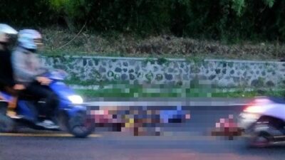 Kecelakaan Maut, Pengendara Nmax Tewas Ditempat di Jalan Raya Ir Soekarno Sumedang