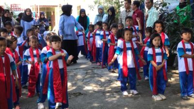 Penari Umbul Cilik di Situraja Siap Sambut Kedatangan Ridwan Kamil dan Bunda Paud ke Sumedang