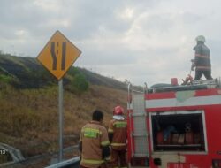 Lagi, Lahan Kering dan Area Tol Cisumdawu Terbakar Gegara Cuaca Panas