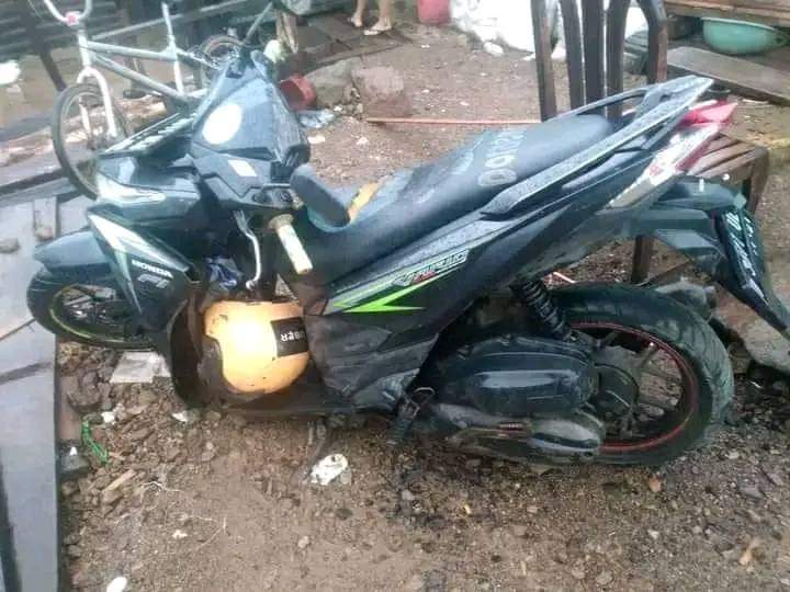 Skutik Honda Patah Sasis