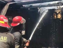 Lagi! Kebakaran Landa Kabupaten Bandung, Mess Karyawan Pabrik Ludes Dilalap Api