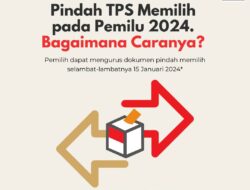 Pemilu Semakin Dekat, Bagaimana Cara Pindah Memilih di Pemilu 2024? Berikut Caranya