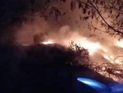 Lahan di Gunung Batu Arjasari Terbakar, 6 Jam Disdamkar Berjibaku Padamkan Api