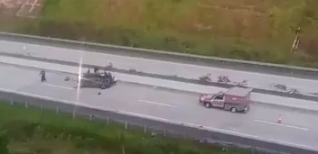 Kecelakaan Tunggal di Tol Cisumdawu