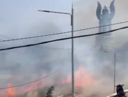 Pasca Kebakaran, Satpol PP Sebut Tak Ada Hidran di Sekitar Menara Kujang Sapasang Sumedang