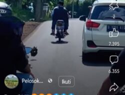Viral di Medsos, Penumpang Mobil Honda Mobilio Putih Buang Sampah Sembarangan di Sumedang