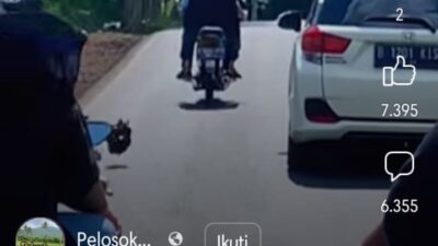 Viral di Medsos, Penumpang Mobil Honda Mobilio Putih Buang Sampah Sembarangan di Sumedang
