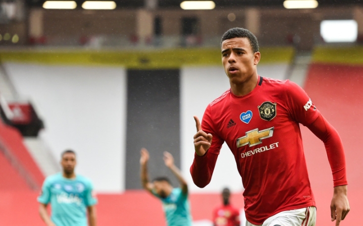 Sesi Latihan Mason Greenwood