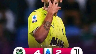 Hasil Liga Italia Pekan ke-5 Tadi Malam