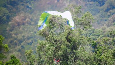 BPBD Sumedang Evakuasi Atlet Paralayang yang Tersangkut di Pohon Setinggi 20 Meter