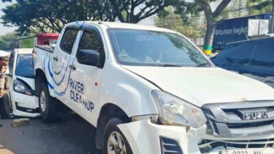 Tabrakan Beruntun di Sukajadi, Polisi Pastikan Tak Ada Korban Jiwa